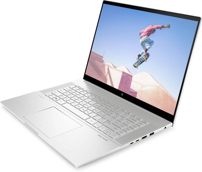 Ноутбук HP ENVY 16-h1001ua 16" WQXGA Touch, Intel i9-13900H, 32GB, F2048GB, NVD4060-8, DOS, сріблястий