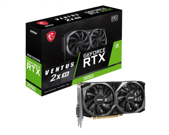 Відеокарта MSI GeForce RTX 3050 8GB GDDR6 VENTUS 2X XS OC