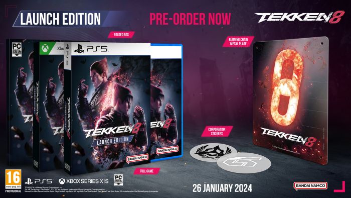 Гра консольна PS5 Tekken 8 Launch Edition, BD диск