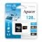 Карта пам'яті Apacer microSD 128GB C10 UHS-I U3 A2 R100/W80MB/s + SD