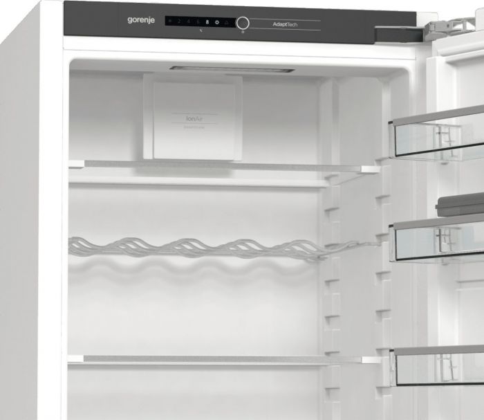 Холодильна камера Gorenje вбудована, 177х55х54см, 1 двері, 301л, А++, FrostLess , Зона св-ті, Внутр. Диспл, Білий