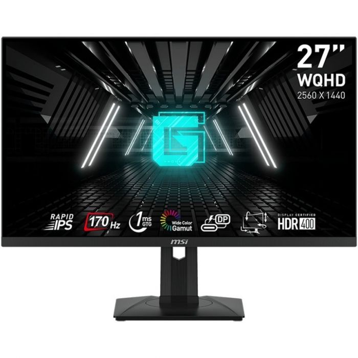 Монітор MSI 27" G274QPF 2xHDMI, DP, USB-C, Audio, IPS, 2560x1440, 170Hz, 1ms, sRGB 121%, AdaptiveSync, Pivot, HDR400