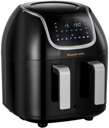 Мультипіч Russell Hobbs на 2 чаші Satisfry Snappi, 1800Вт, чаша-2х4,5л, сенсорне керування, 8 програм, пластик, чорний