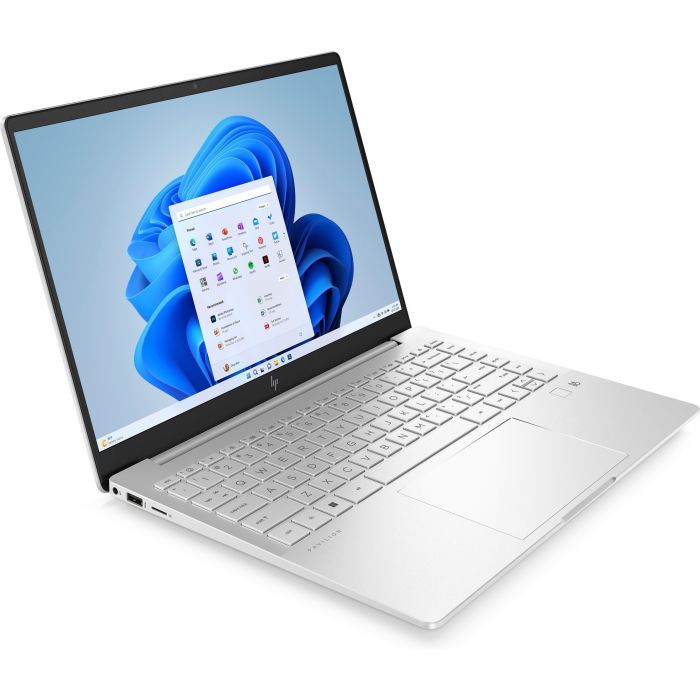 Ноутбук HP Pavilion Plus 14-eh1006ua 14" 2.2K IPS AG, Intel i5-1340P, 16GB, F1024GB, UMA, Win11, сріблястий