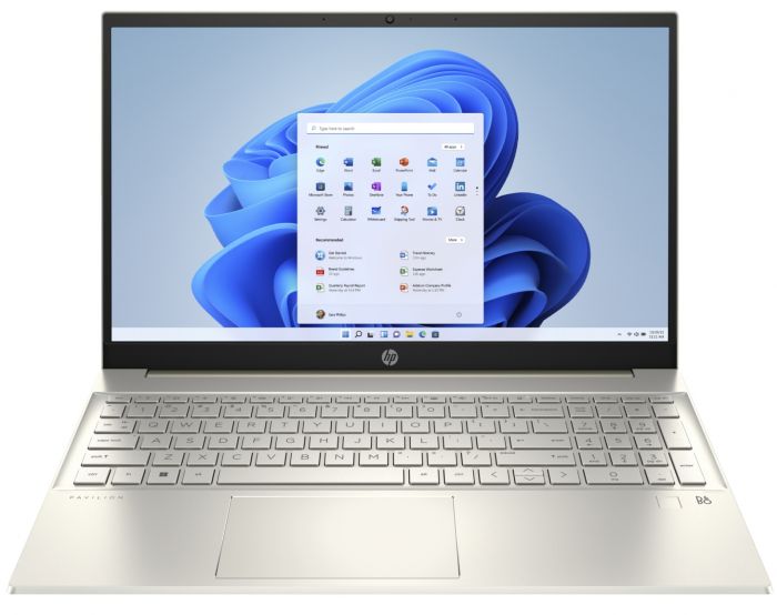 Ноутбук HP Pavilion 15-eg2013ua 15.6" FHD IPS AG, Intel i7-1255U, 16GB, F1024GB, NVD550-2, Win11, золотистий