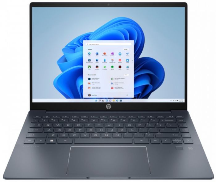 Ноутбук HP Pavilion Plus 14-eh1001ua 14" 2.8K OLED, Intel i7-1355U, 16GB, F1024GB, NVD2050-4, DOS, синій