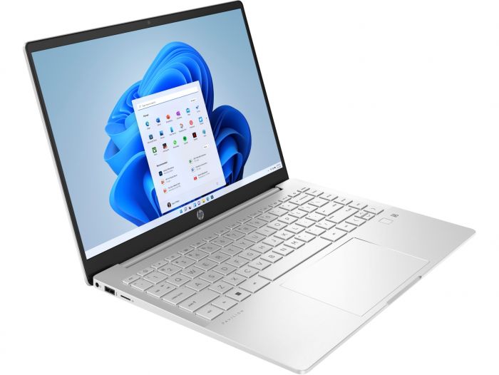 Ноутбук HP Pavilion Plus 14-eh1003ua 14" 2.8K OLED, Intel i7-13700H, 16GB, F1024GB, UMA, DOS, сріблястий