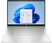 Ноутбук HP Pavilion Plus 14-eh1007ua 14" 2.2K IPS AG, Intel i5-1335U, 16GB, F512GB, NVD550-2, DOS, сріблястий