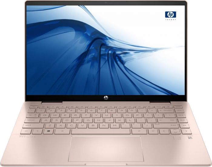 Ноутбук HP Pavilion x360 14-ek0014ua 14" FHD IPS, Intel i5-1235U, 16GB, F1024GB, UMA, Win11, рожеве золото