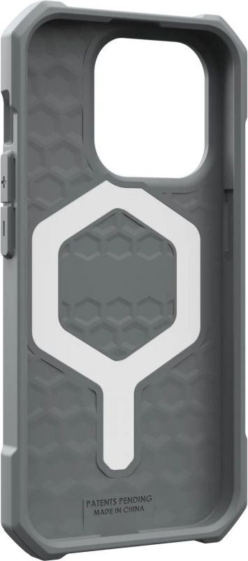 Чохол UAG для Apple iPhone 15 Pro Max Essential Armor Magsafe, Silver