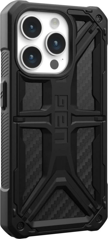 Чохол UAG для Apple iPhone 15 Pro Max Monarch, Carbon Fiber