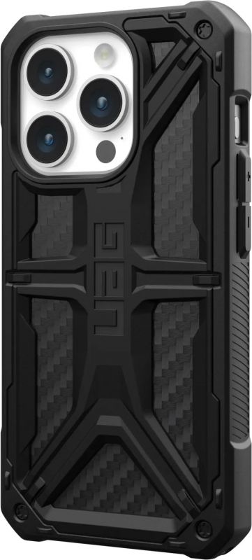 Чохол UAG для Apple iPhone 15 Pro Max Monarch, Carbon Fiber