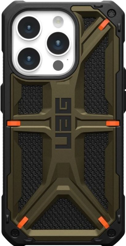 Чохол UAG для Apple iPhone 15 Pro Max Monarch, Kevlar Elemental Green