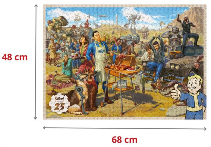 Пазл Fallout 25th Anniversary Puzzles 1000 ел.