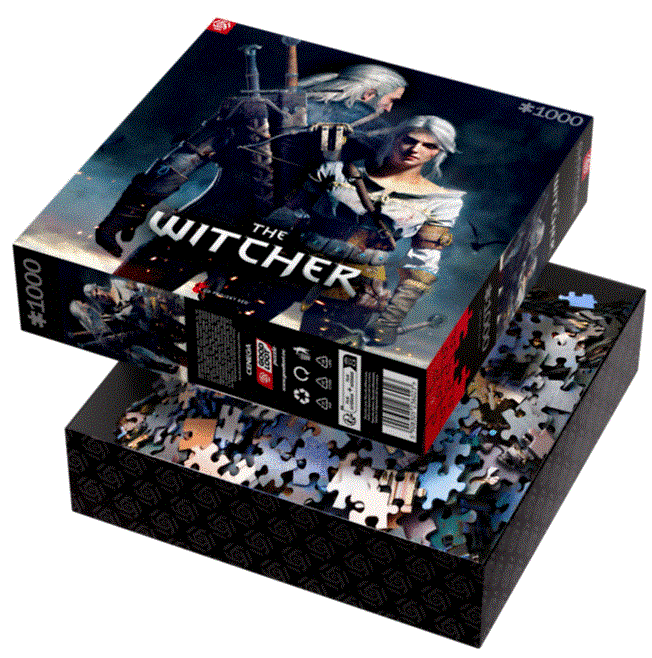 Пазл Witcher: Geralt & Ciri Puzzles 1000 ел.