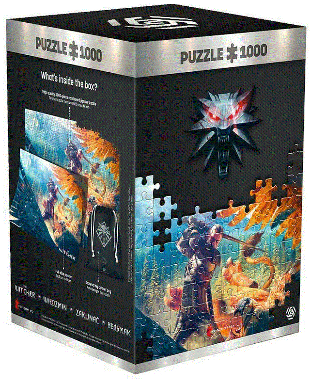 Пазл Witcher: Griffin Fight puzzles 1000 ел.