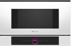 Мікрохвильова піч Bosch вбудована, 20л, електр. управл., 900Вт, дисплей, білий