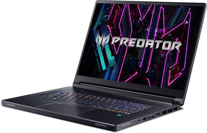 Ноутбук Acer Predator Triton 17X PTX17-71 17" WQXGA miniLED, Intel i9-13900HX, 64GB, F4TB, NVD4090-16, Win11, чорний