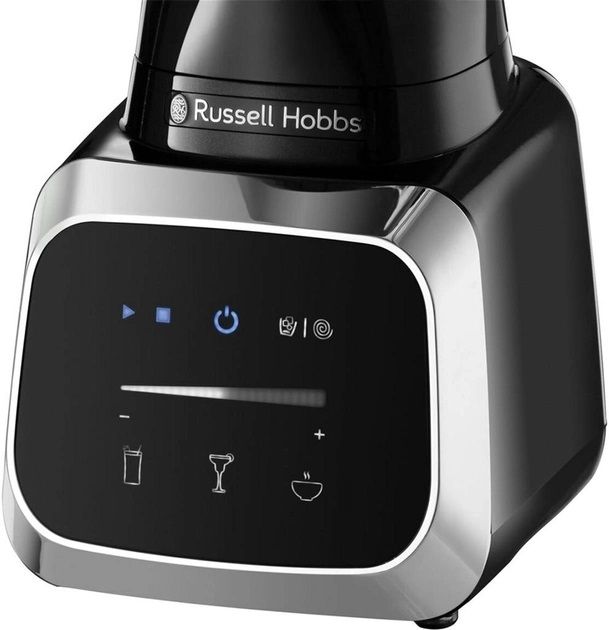 Блендер Russell Hobbs стаціонарний Sensigence , 1000Вт, чаша-1500мл, скло, сенс. управл., чорно-сірий