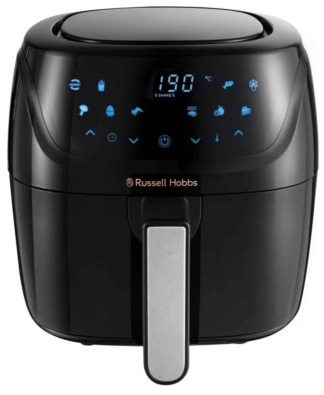 Мультипіч Russell Hobbs SatisFry Air Medium, 1350Вт, чаша-4л, сенсорне керув., алюміній/пластик,чорно-сірий