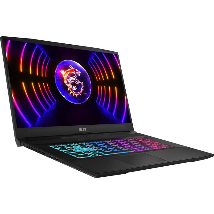 Ноутбук MSI Katana 17.3 QHD, Intel i7-13700H, 16GB, F1TB, NVD4070-8, DOS, чорний