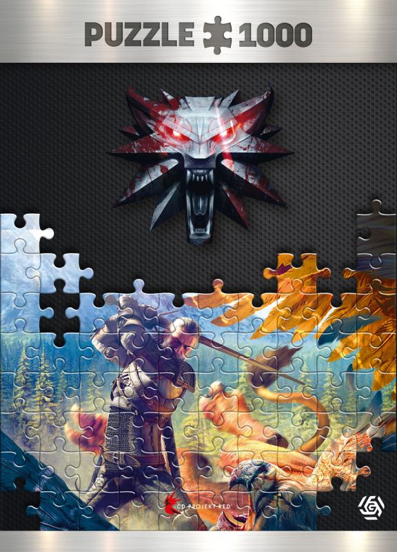 Пазл Witcher: Griffin Fight puzzles 1000 ел.