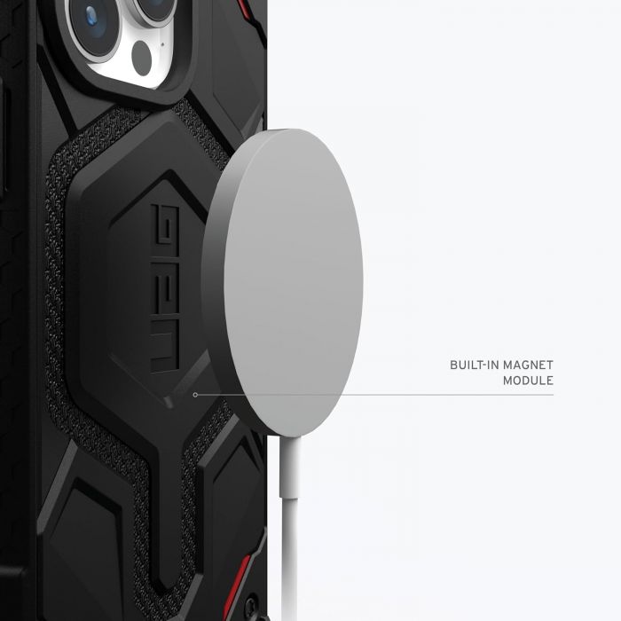 Чохол UAG для Apple iPhone 15 Pro Monarch Pro Magsafe, Kevlar Black