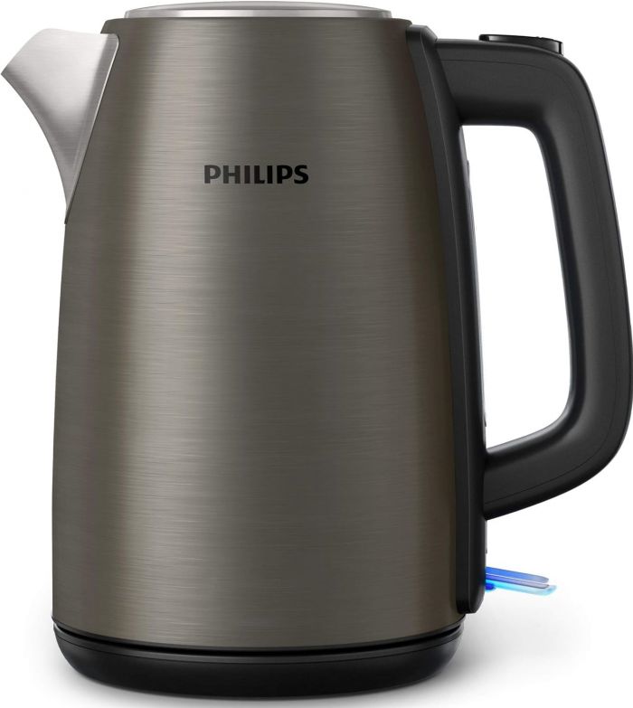 Електрочайник Philips Viva Collection, 1.7л, Strix, метал, чорно-мідний