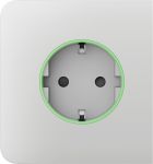 Бічна панель для вбудованої розетки Ajax SideCover for Outlet smart, Jeweler, бездротова, білий