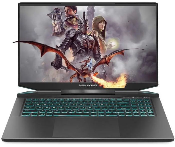 Ноутбук Dream Machines RT4060-17 17.3FHD IPS, AMD R7 7735HS, 16GB, F1TB, NVD4060-8, DOS, чорний