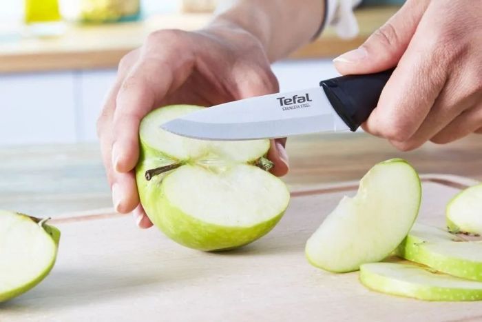 Набір ножів Tefal Essential 3 шт., нержавіюча сталь, пластик