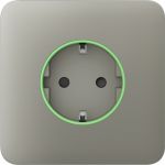 Передня панель для вбудованої розетки Ajax SoloCover for Outlet smart, Jeweler, бездротової, olive