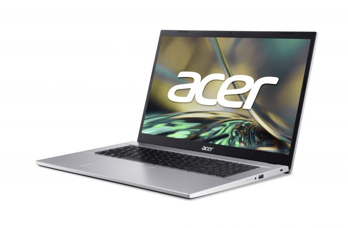 Ноутбук Acer Aspire 3 A317-54 17.3" FHD IPS, Intel i5-1235U, 16GB, F512GB, UMA, Lin, сріблястий