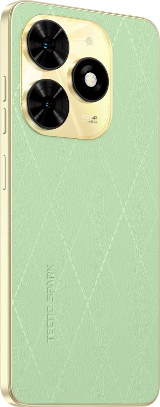 Смартфон TECNO Spark 20C (BG7n) 6.56" 4/128ГБ, 2SIM, 5000мА•год, Magic Skin Green