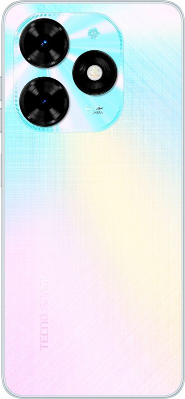 Смартфон TECNO Spark 20C (BG7n) 6.56" 4/128ГБ, 2SIM, 5000мА•год, Mystery White