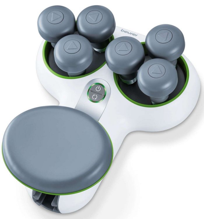 Масажер Beurer для ахіллового сухожилля, від мережі, вага-2.5кг, 6 головок, 2 швидкості, автовимкн., білий