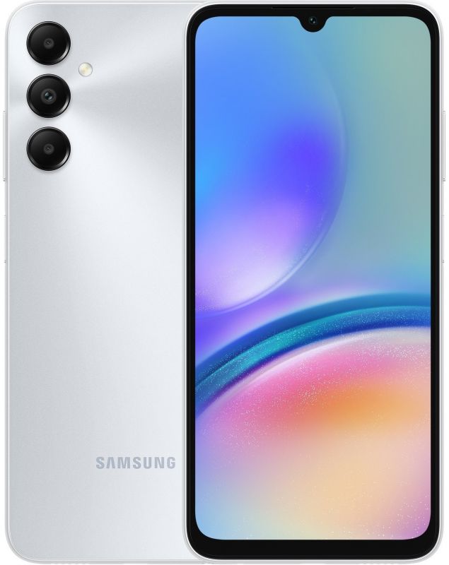 Смартфон Samsung Galaxy A05s (A057) 6.7" 4/128ГБ, 2SIM, 5000мА•год, сріблястий