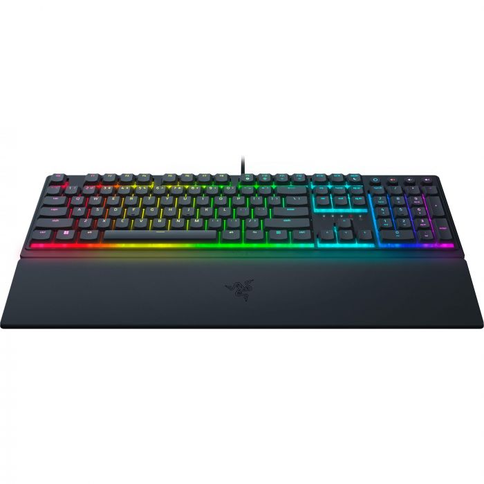 Клавіатура механічна Razer Ornata V3 TKL 84key, Mecha-Membrane Switch, USB-A, EN/UKR RGB, чорний