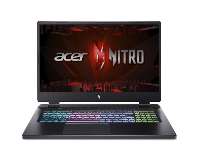 Ноутбук Acer Nitro 17 AN17-41 17.3" QHD IPS, AMD R7-7735HS, 32GB, F1TB, NVD4070-8, Lin, чорний