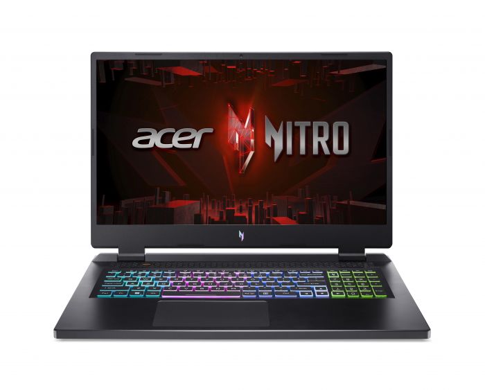 Ноутбук Acer Nitro 17 AN17-51 17.3" QHD IPS, Intel i7-13700H, 16GB, F1TB, NVD4060-8, Lin, чорний