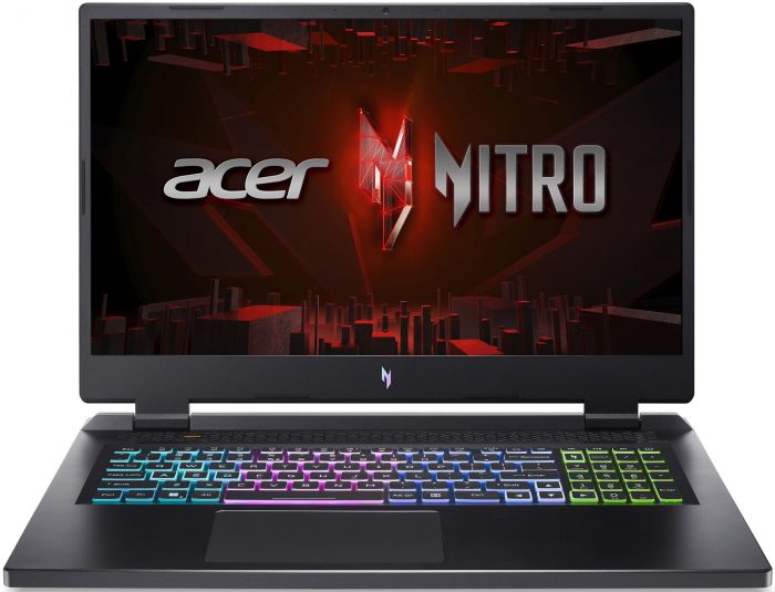 Ноутбук Acer Nitro 17 AN17-51 17.3" QHD IPS, Intel i7-13700H, 16GB, F1TB, NVD4060-8, Lin, чорний