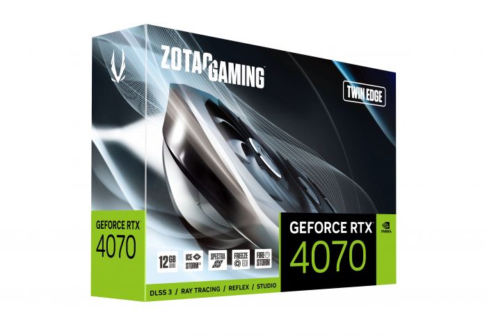 Відеокарта ZOTAC GeForce RTX 4070 12GB GDDR6X Twin Edge