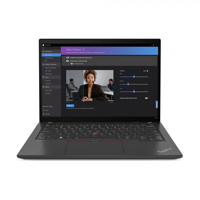 Ноутбук Lenovo ThinkPad T14-G4 14" WUXGA IPS AG, Intel i5-1335U, 32GB, F1TB, UMA, DOS, чорний