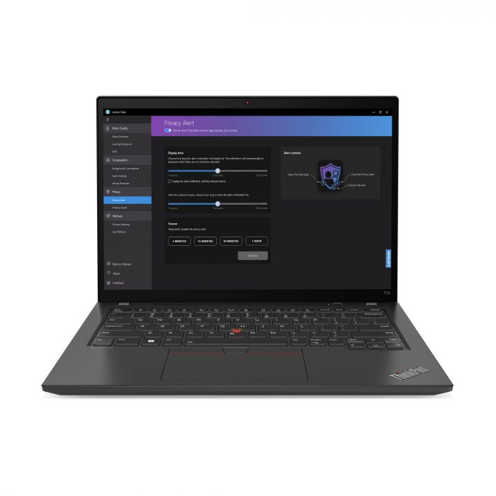 Ноутбук Lenovo ThinkPad T14-G4 14" WUXGA IPS AG, Intel i5-1335U, 32GB, F1TB, UMA, DOS, чорний