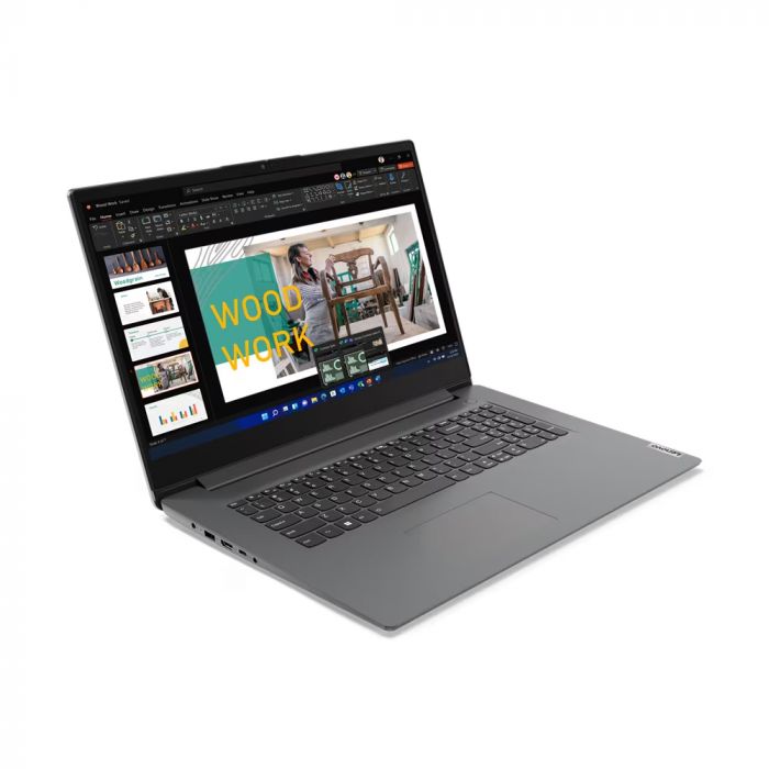 Ноутбук Lenovo V17-G4 17.3" FHD IPS AG, Intel і5-1335U, 16GB, F512GB, UMA, DOS, сірий