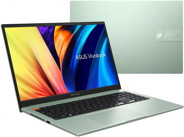 Ноутбук ASUS Vivobook S 15 K3502ZA-BQ407 15.6" FHD IPS, Intel i5-12500H, 16GB, F512GB, UMA, NoOS, Зелений