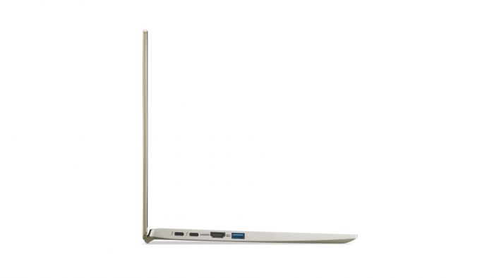 Ноутбук Acer Swift 3 SF314-512 14" FHD IPS, Intel i5-1240P, 16GB, F512GB, UMA, Lin, золотистий