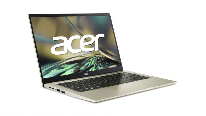 Ноутбук Acer Swift 3 SF314-512 14" FHD IPS, Intel i5-1240P, 16GB, F512GB, UMA, Lin, золотистий