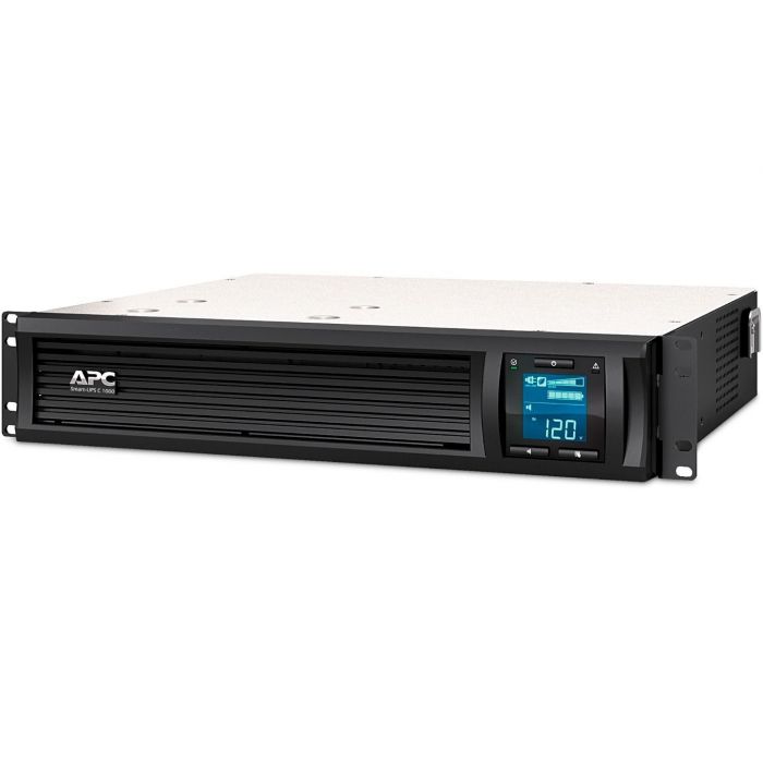 Джерело безперебійного живлення APC Smart-UPS C 1000VA/600W, RM 2U, LCD, USB, SmartConnect, 4xC13