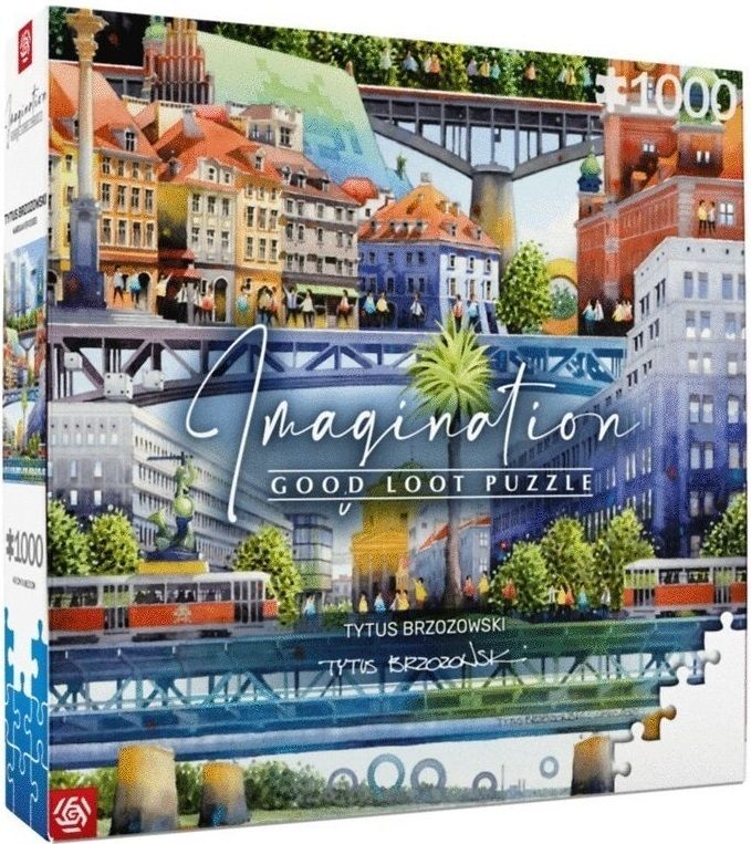 Пазл Imagination: Tytus Brzozowski Warsaw Bridges 1000 ел.